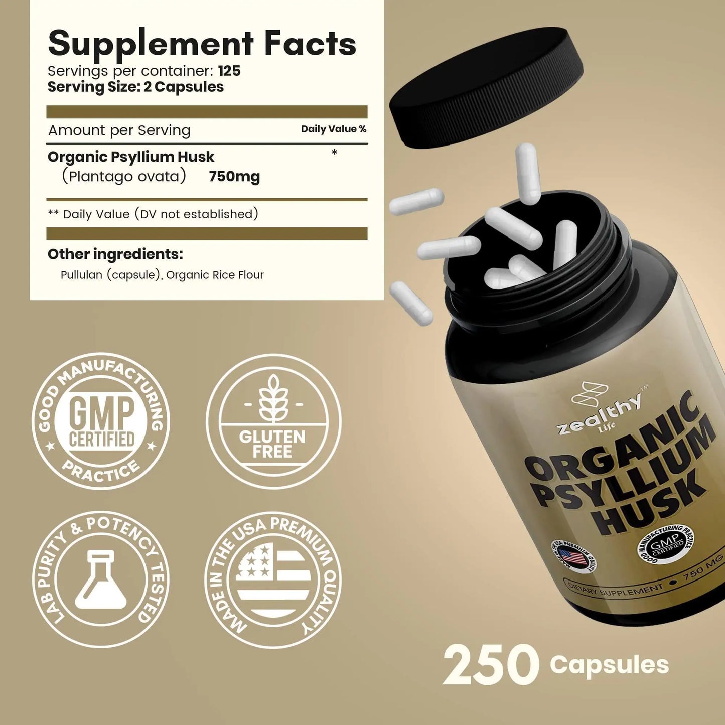 Psyllium Husk Capsules